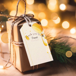 Babydusche süß wie Bienendusche Geschenkanhänger