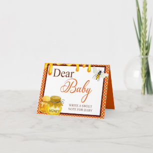 Babydusche süße Honeybee Sehr geehrte Kinderkarte Karte