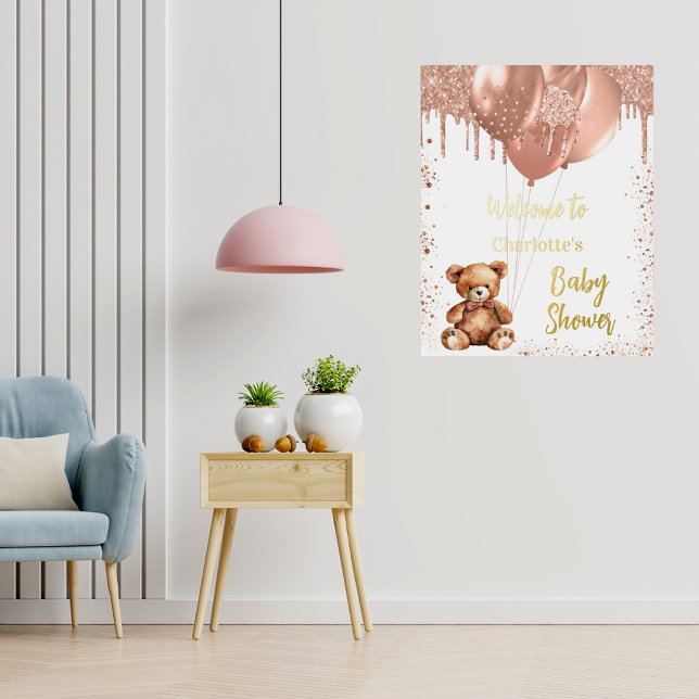 Babydusche Teddy Bärenballon Foliendrucke (Von Creator hochgeladen)