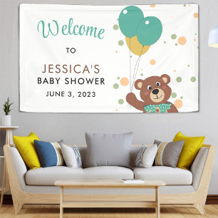 Babydusche Teddy Bärengeschlecht - Neutraler Empfa Banner