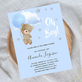 Babydusche Teddy mit Budget Flyer