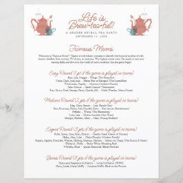 Babydusche Tee Party Niedlich Minimalistisch Boho 