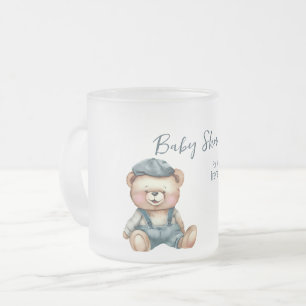 Babydusche Thema personalisierte Umarmung Mattglastasse