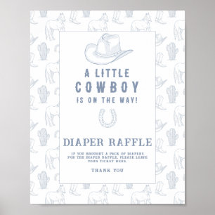 Babydusche Toile Cowboy - Gewinnspiel Poster