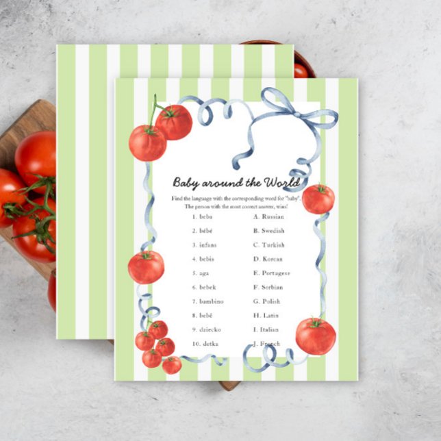 Babydusche Tomato - Baby auf der ganzen Welt (Von Creator hochgeladen)