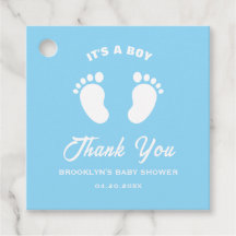 Babydusche Trendy Trendy The A Boy Blue White Feet