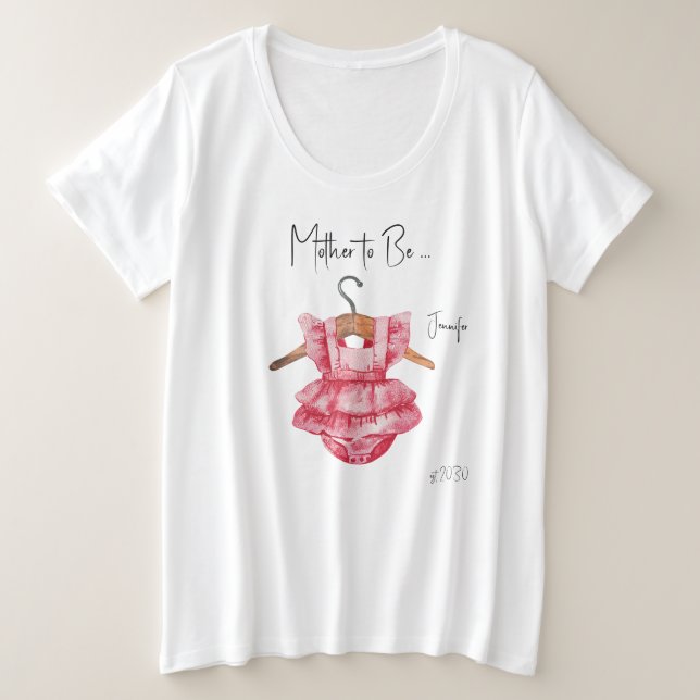 Babydusche und T - Shirt (Design vorne)