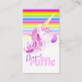 Babydusche unicorn Art-Degustationskarten Begleitkarte