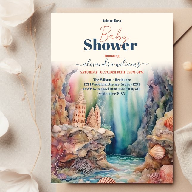 Babydusche unter dem Meer Einladung (Von Creator hochgeladen)