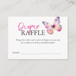 Babydusche Verschlusskarten Windeln Raffelblume Begleitkarte