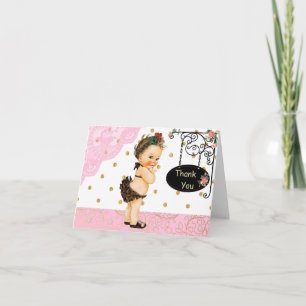 Babydusche Vielen Dank Hinweis Dankeskarte