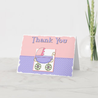 Babydusche Vielen Dank Hinweis Dankeskarte