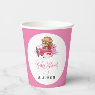 Babydusche von Airplane Pappbecher