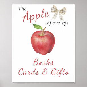 Babydusche von Apple - Bücher, Karten und Geschenk Poster