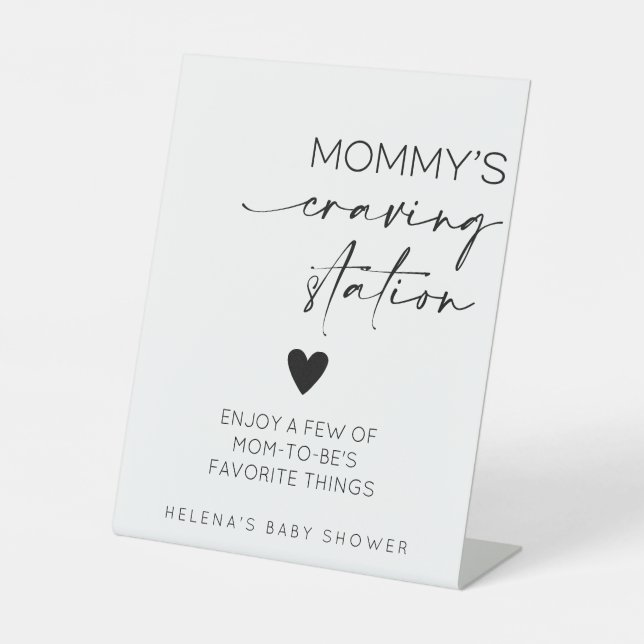 Babydusche von Mommy's Craving Station Sockelschild (Vorderseite)