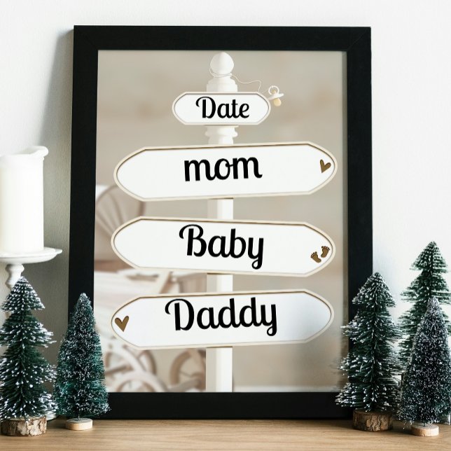 Babydusche Wall Art Fotodruck (Baby Shower Wall Art)