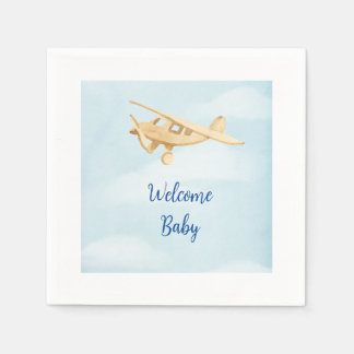 Babydusche Wasserfarbe Napkins Serviette