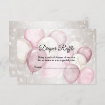 Babydusche Wasserfarbe Rosa Party