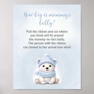 Babydusche wie groß ist Mama's Bauchspiel Poster