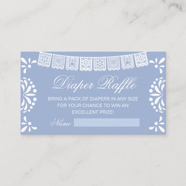 Babydusche-Windeln-Umschließkarte Begleitkarte (Vorderseite)