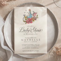 Babydusche Wonderland Vintage Alice im Wunderland