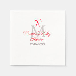 Babydusche Zuckerrohr Weihnachtsfeiermonographie Serviette