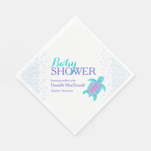 Babyduschenservietten niedlichen Schildkröte Serviette