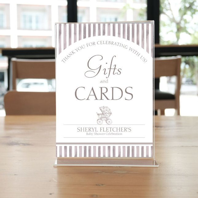 Babyduschgeschenke und -karten für neutrale Toile Poster (Von Creator hochgeladen)