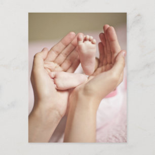 Babyduschkabine Kinderzimmer erwartet Mutter Mutte Einladungspostkarte