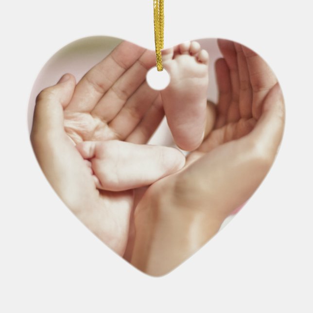 Babyduschkabine Kinderzimmer erwartet Mutter Mutte Keramik Ornament (Vorne)