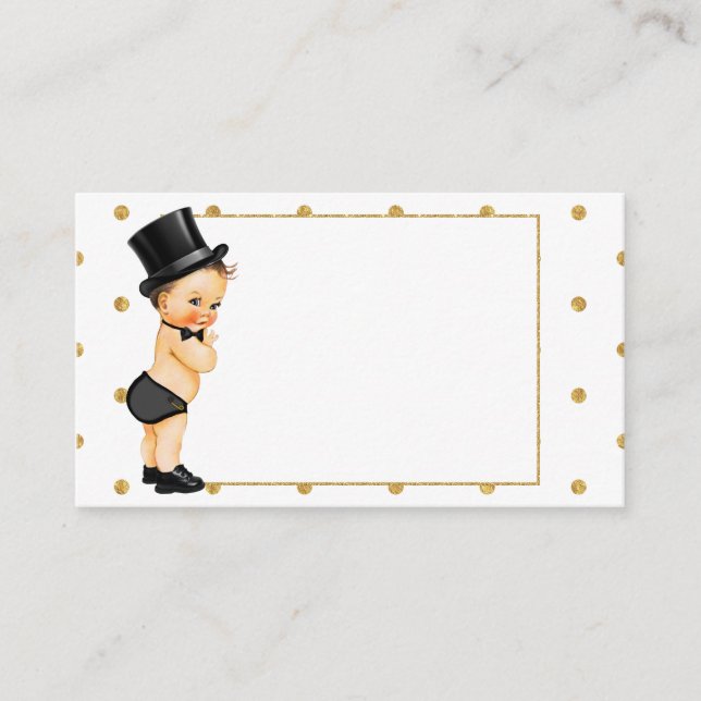 Babyduschkarte Begleitkarte (Vorderseite)