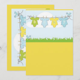 Babyduschkarte Einladung