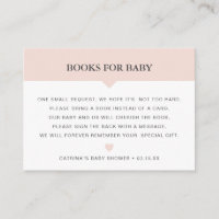 Babyduschkarte für das Blush Book anfordern