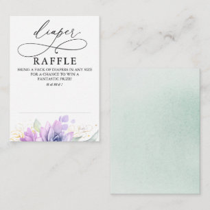 Babyduschkarte für Windelwaschbecken Begleitkarte