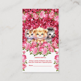 Babyduschkarte für Windelwindeln Begleitkarte