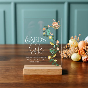 Babyduschkarten & Geschenke Frühjahrspalette Oster Acrylschild