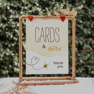 Babyduschkarten und Geschenkgutscheine Poster