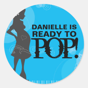 Babyduschkleber Runder Aufkleber