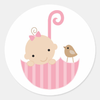 Babyduschkleber Runder Aufkleber