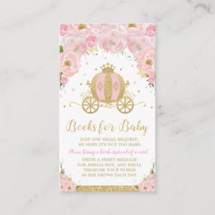 Babyduschmaschine Carriage Floral Bringen Sie ein  Begleitkarte