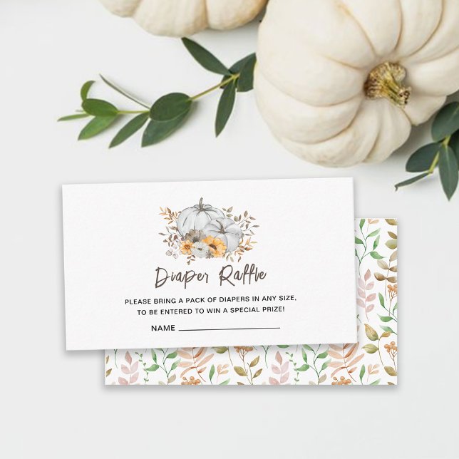 Babyduschmaschine für Herbst - Wickelkarte Begleitkarte (Von Creator hochgeladen)