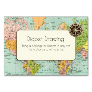 Babyduschmaschine Zeichnend Beilage - mehrfarbige  Tischnummer