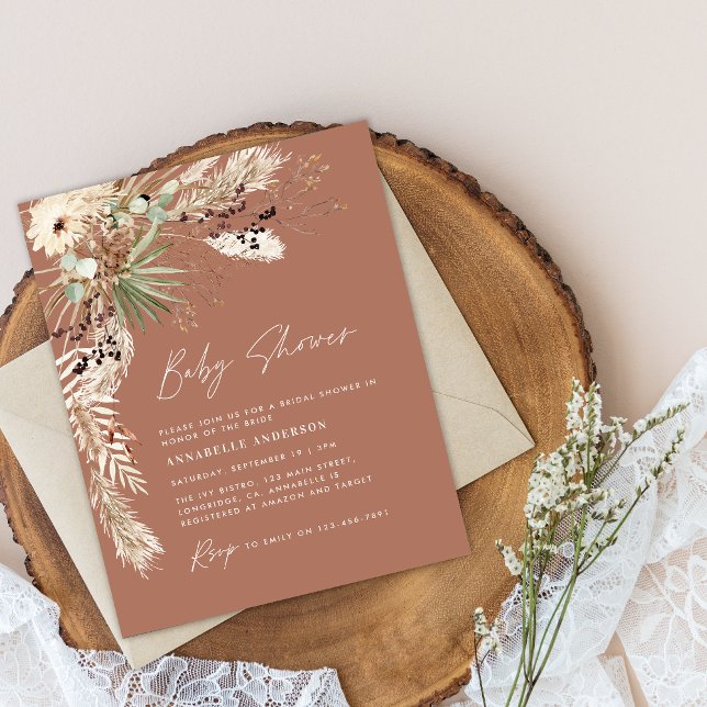 Babyduschpampen modern und elegant flyer (Von Creator hochgeladen)