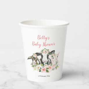 Babyduschpapier für Tiere Pappbecher