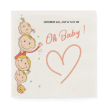 Babyduschpapier Napkins