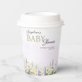 Babyduschpapier Pappbecher