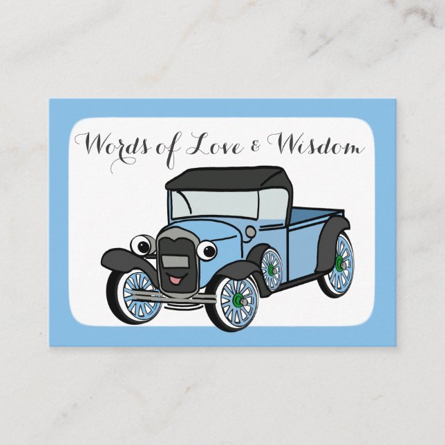 Babyduschratenkarten Hinweiskarte (Vorderseite)