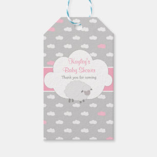 Babyduschteppiche (Fluffy Sheep & Cloud) Geschenkanhänger