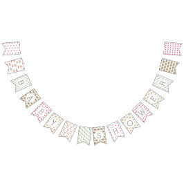 Babyduschvögel Wimpelkette