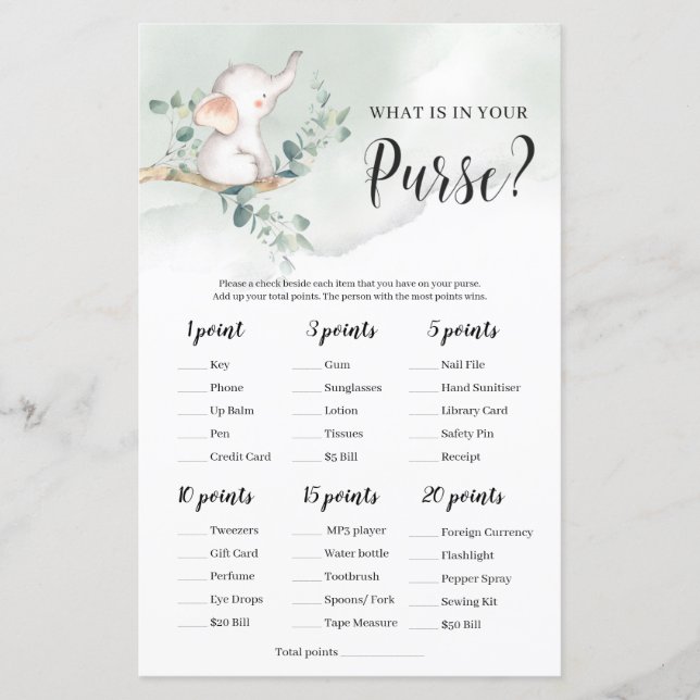 Babyelefantengrün, was in Ihrem Handyspiel steckt (Vorderseite)